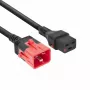 ACT Καλώδιο τροφοδοσίας C19 IEC Lock - C20 IEC Lock Dual Locking μαύρο 1 m, PC3632