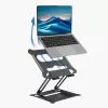 Βάση laptop ACT AC8140 αλουμινίου αδιαβάθμιστη ρύθμιση ύψους Μαύρο