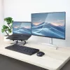 Βάση laptop ACT AC8140 αλουμινίου αδιαβάθμιστη ρύθμιση ύψους Μαύρο