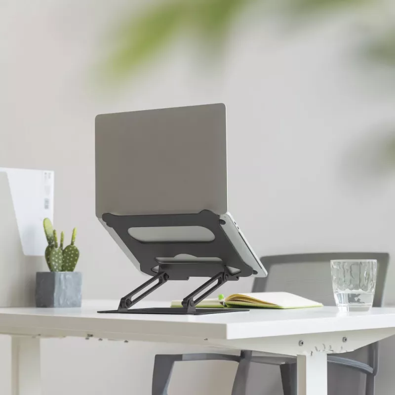 Βάση laptop ACT AC8140 αλουμινίου αδιαβάθμιστη ρύθμιση ύψους Μαύρο