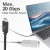 ACT USB4 20Gbps 240W καλώδιο USB Type-C 2m Μαύρο USB-IF πιστοποιημένο