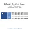 ACT USB4 20Gbps 240W καλώδιο USB Type-C 2m Μαύρο USB-IF πιστοποιημένο