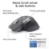 ACT AC5147 ασύρματο ποντίκι, Bluetooth/USB, Silent Click, 4800 DPI, γκρι