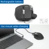 ACT AC5147 ασύρματο ποντίκι, Bluetooth/USB, Silent Click, 4800 DPI, γκρι