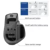 ACT AC5147 ασύρματο ποντίκι, Bluetooth/USB, Silent Click, 4800 DPI, γκρι