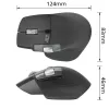 ACT AC5147 ασύρματο ποντίκι, Bluetooth/USB, Silent Click, 4800 DPI, γκρι