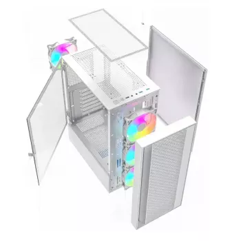 Κουτί υπολογιστή Fornax 4000 ARGB, ATX, λευκό