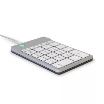 R-Go Tools Αριθμητικό Πληκτρολόγιο R-Go Numpad Break, Εργονομικό Αριθμητικό Πληκτρολόγιο με Λογισμικό Διαλειμμάτων, Ενσύρματο, Λευκό