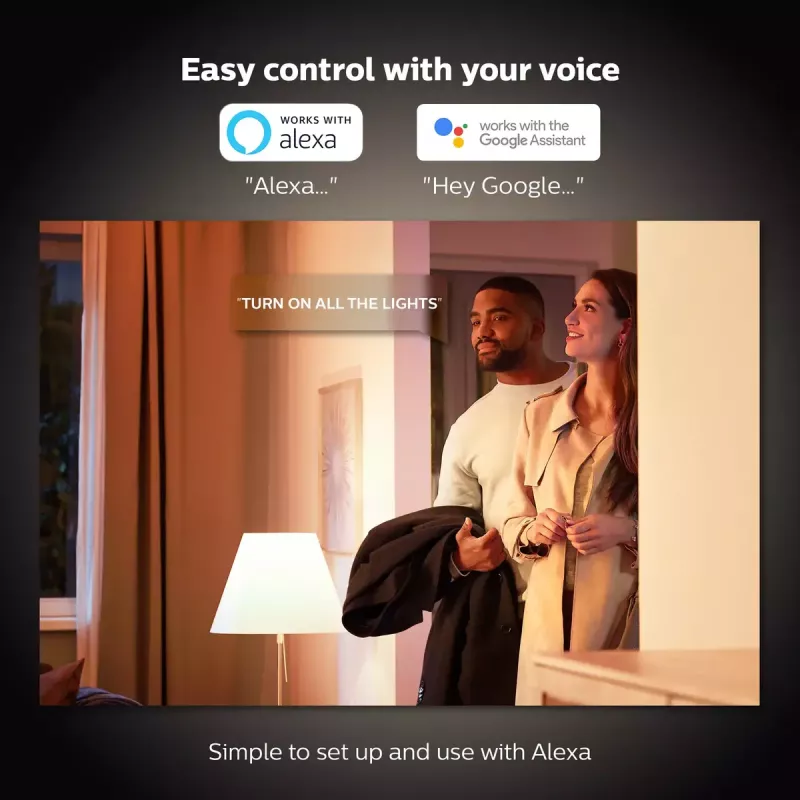 Philips Hue White A60 – E27 έξυπνος λαμπτήρας – 800 (2-pack)