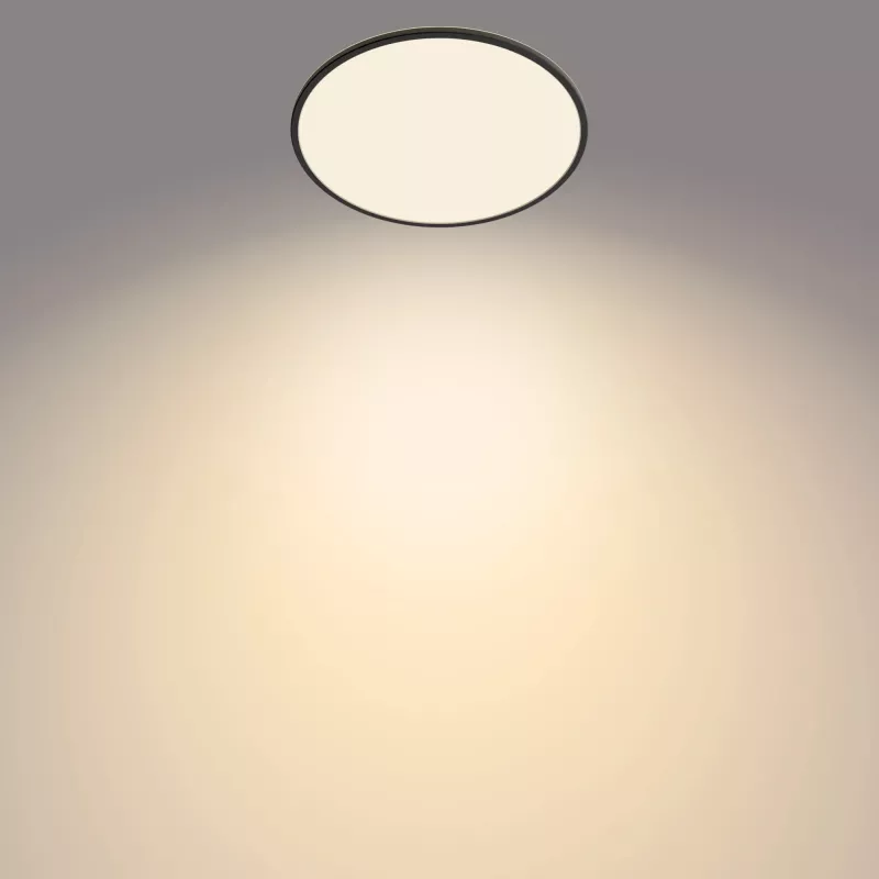 Φωτιστικό οροφής Philips Functional Super λεπτό 36 W LED μαύρο στρογγυλό