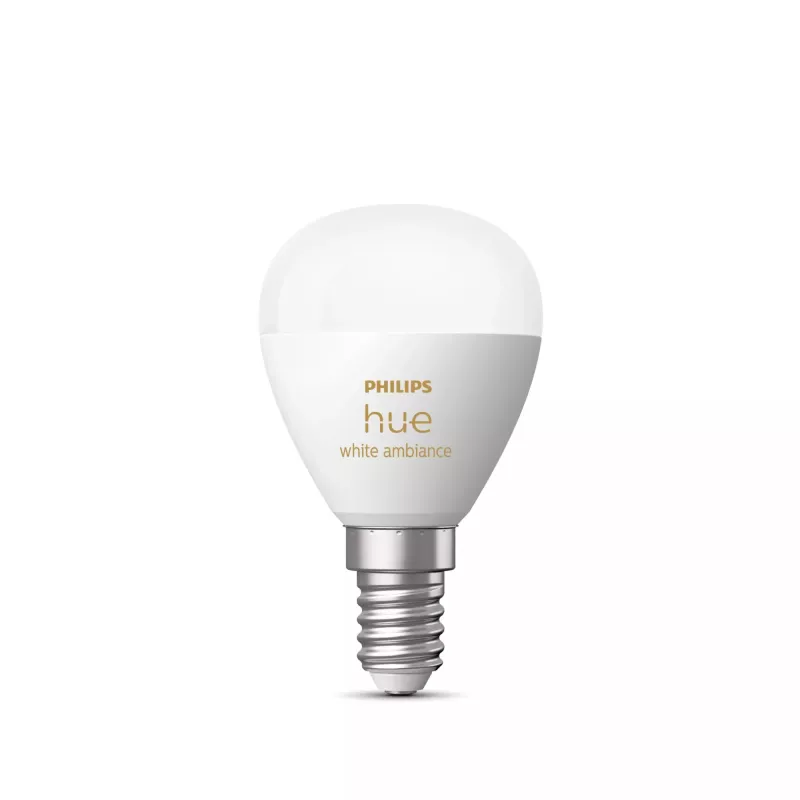 Philips Hue White ambience Lustre – Έξυπνος λαμπτήρας E14, Έξυπνος λαμπτήρας, Bluetooth/Zigbee, Λευκό, LED, E14, P45