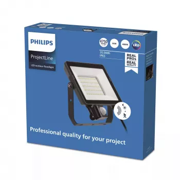 Προβολέας Philips LED 50 W 4000 K IP65 μαύρο – Εξωτερικός προβολέας LED, 50 W, ουδέτερο λευκό