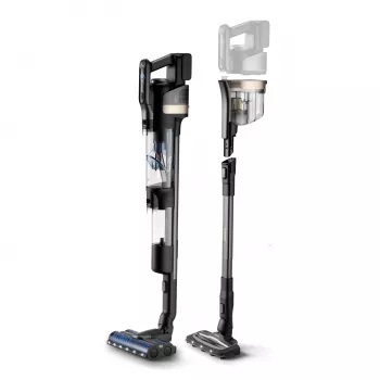 Philips 9000 Series XW9463/11 σκούπα stick/ηλεκτρική σκούπα 2-in-1 stick μπαταρίας υγρή&στεγνή χωρίς σακούλα 150 W μαύρο