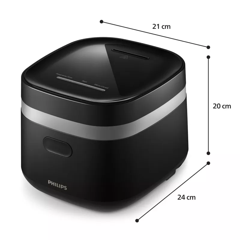 Philips 3000 series HD3090/80 ηλεκτρική χύτρα ταχύτητας μαύρο 436 W