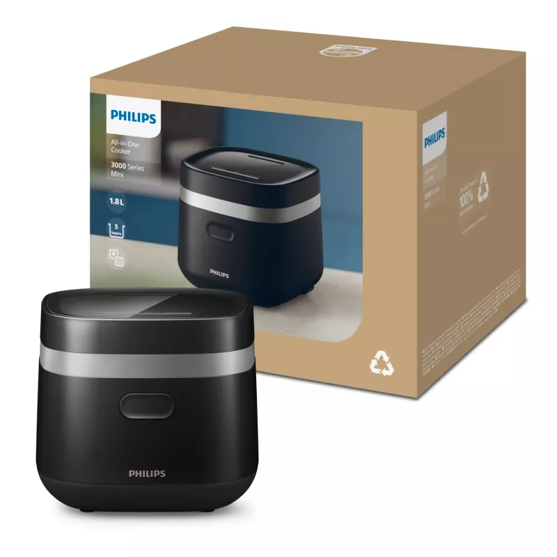 Philips 3000 series HD3090/80 ηλεκτρική χύτρα ταχύτητας μαύρο 436 W