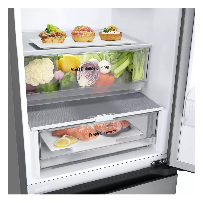 LG GBV3100DPY ελεύθερης τοποθέτησης 344 L ασημί
