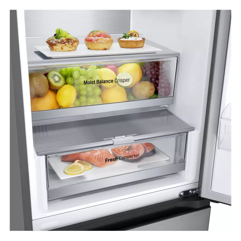 LG GBV5240DPY ελεύθερης τοποθέτησης 387 L ασημί