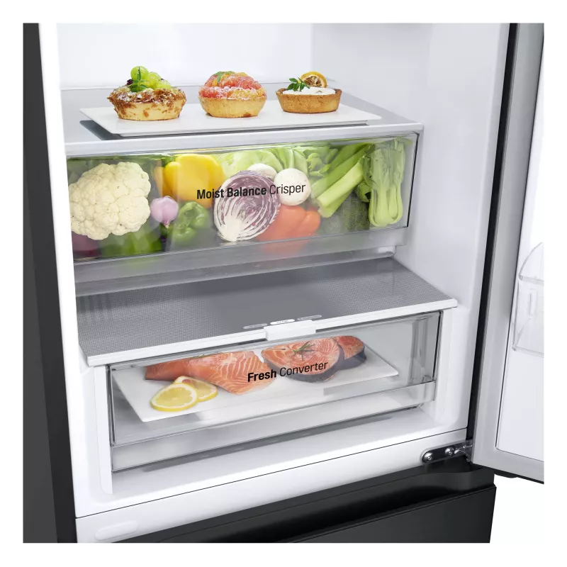 LG GBV3100EEP Ελεύθερης τοποθέτησης 344 L μαύρο