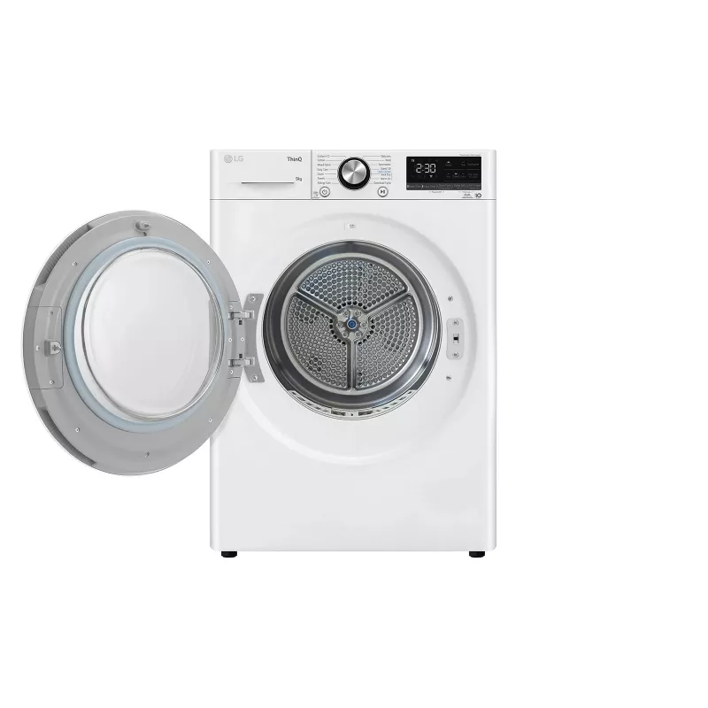 LG RH90V9AV2N στεγνωτήριο ρούχων ελεύθερης τοποθέτησης μπροστινής φόρτωσης 9 kg λευκό