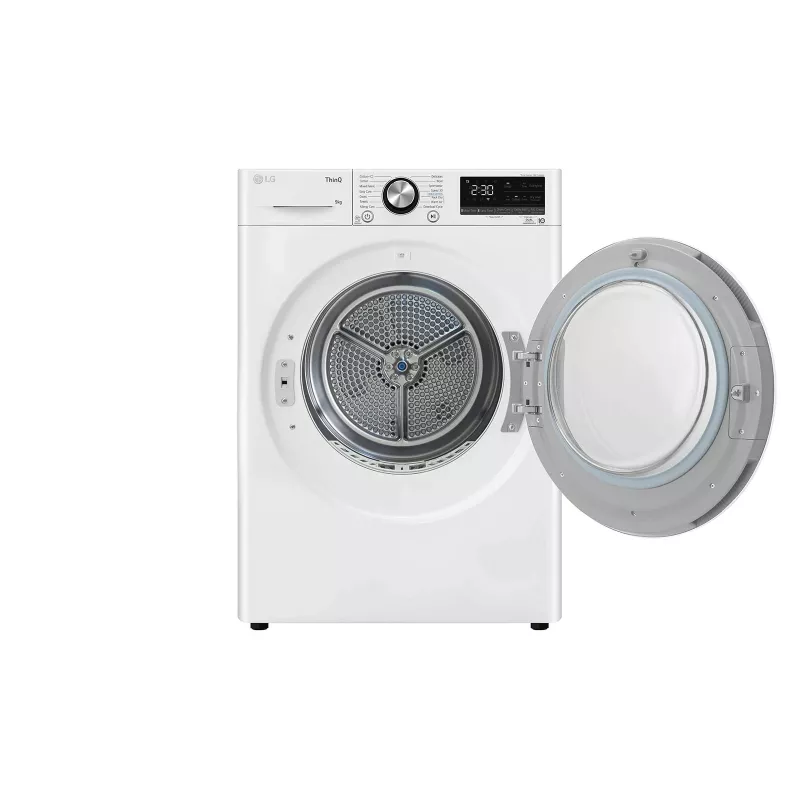 LG RH90V9AV2N στεγνωτήριο ρούχων ελεύθερης τοποθέτησης μπροστινής φόρτωσης 9 kg λευκό