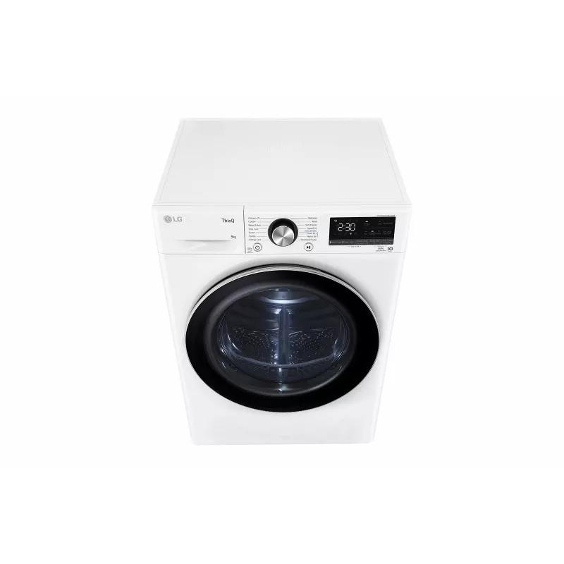 LG RH90V9AV2N στεγνωτήριο ρούχων ελεύθερης τοποθέτησης μπροστινής φόρτωσης 9 kg λευκό