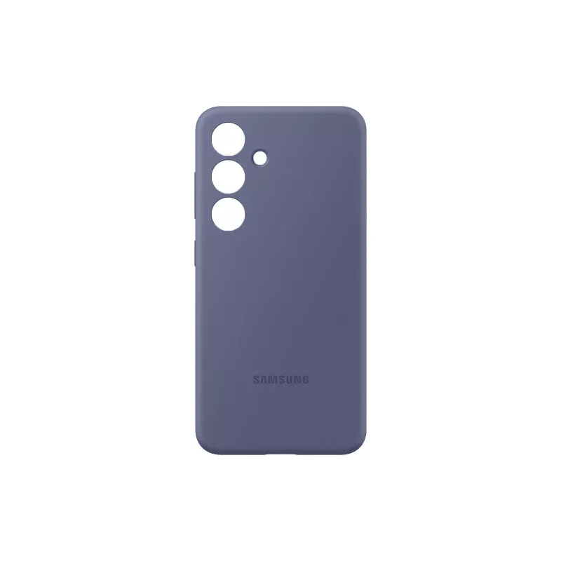 Θήκη σιλικόνης Samsung Galaxy S24 μωβ μονόχρωμη