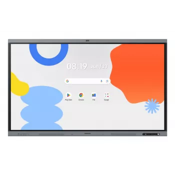 Samsung LH86WAFPLGC διαδραστικός πίνακας 2,18 m (86 ίντσες) 3840 x 2160 Pixel Οθόνη αφής Μαύρο, Γκρι