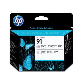 HP 91 Φωτογραφικό Μαύρο και Ανοιχτό Γκρι DesignJet Κεφαλή εκτύπωσης, HP DesignJet Z6100 Σειρά εκτυπωτών, Θερμική εκτύπωση inkjet, Μαύρο, Σιγκαπούρη, 28 mm, 143 mm