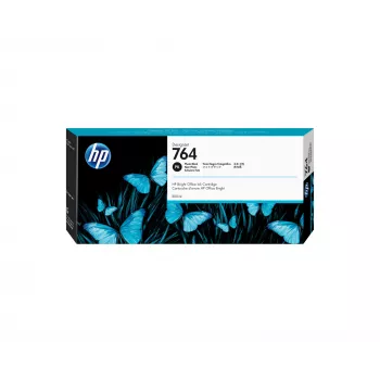 HP 764 300 ml Μελανοδοχείο φωτογραφικού μελανιού Μαύρο για DesignJet, HP DesignJet T3500 Production eMFP Σειρά, Θερμική εκτύπωση μελανιού, Μαύρο, Σιγκαπούρη, 283 mm, 41 mm