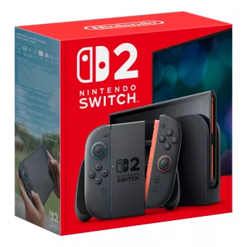 Κονσόλα gaming NINTENDO Switch 2 μαύρο — 7,9 ίντσες LCD 1920×1080, 120 Hz, 256 GB, μπαταρία 5220 mAh, Wi‑Fi 6, Bluetooth, HDR10