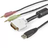 StarTech.com 1,8 m Καλώδιο KVM USB DVI 4 σε 1 με ήχο και μικρόφωνο