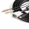 StarTech.com 1,8 m Καλώδιο KVM USB DVI 4 σε 1 με ήχο και μικρόφωνο
