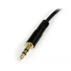 StarTech.com 0,9 m Λεπτό καλώδιο στερεοφωνικού ήχου 3,5mm σε ορθογώνιο - M/M