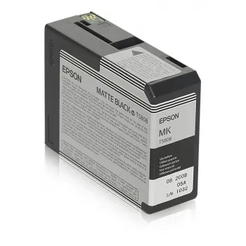 Epson μεμονωμένη συσκευασία ματ μαύρο T580800, ματ μαύρο, μελάνη pigment, 80 ml, 1 τεμ.