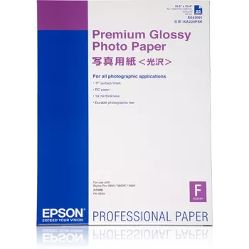 Epson Premium Glossy Photo Paper, DIN A2, 255g/m², 25 φύλλα