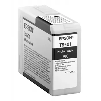 Epson μεμονωμένη συσκευασία φωτογραφικό μαύρο T850100, μαύρο, μελάνη με βάση pigment, 80 ml, 1 τεμ.