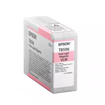Epson μεμονωμένη συσκευασία ανοιχτό magenta T850600, ανοιχτό magenta, μελάνη pigment, 80 ml, 1 τεμ.