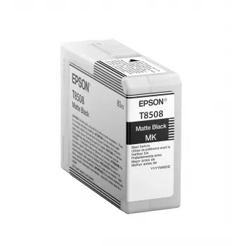 Epson μεμονωμένη συσκευασία ματ μαύρο T850800, ματ μαύρο, μελάνη pigment, 80 ml, 1 τεμ.