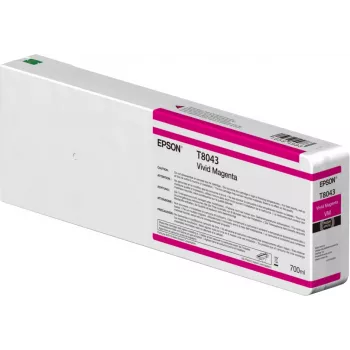 Epson μεμονωμένη συσκευασία Vivid Magenta T804300 UltraChrome HDX/HD 700ml