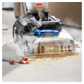 Bissell PowerWash HydroSteam μηχανή καθαρισμού χαλιών Walk-behind Deep μαύρο, μπλε, titanium
