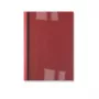 Μπροστινά εξώφυλλα ThermaBind GBC LeatherGrain 1,5 mm κόκκινο (100), A4, PVC, κόκκινο, διαφανές, ματ, 15 φύλλα, 1,5 mm