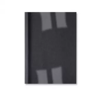 Θερμοεξώφυλλα βιβλιοδεσίας GBC LeatherGrain 3 mm μαύρο (100), A4, PVC, μπλε, διαφανές, ματ, 30 φύλλα, 3 mm