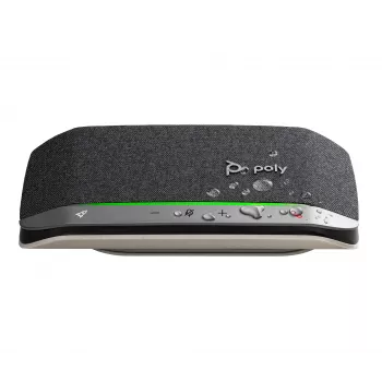 HP Poly Sync 20 USB-A Speakerphone, PC, Ασημί, 0,715 m, IP64, Windows 10, Windows 11, MacOS