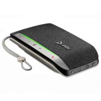 HP Poly Sync 20 USB-A Speakerphone, PC, Ασημί, 0,715 m, IP64, Windows 10, Windows 11, MacOS