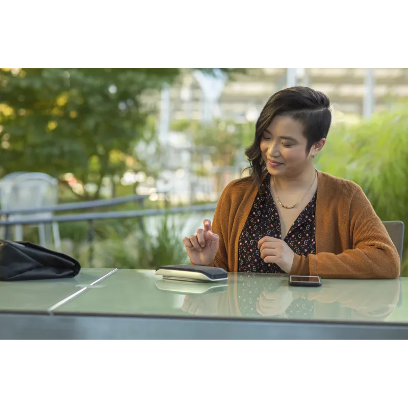 HP Poly Sync 20 USB-A Speakerphone, PC, Ασημί, 0,715 m, IP64, Windows 10, Windows 11, MacOS