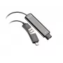 HP Poly DA75 Προσαρμογέας USB σε QD Μαύρο TAA
