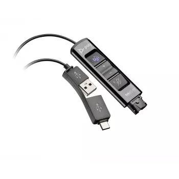 HP Poly DA85-M Προσαρμογέας USB σε QD Μαύρο TAA