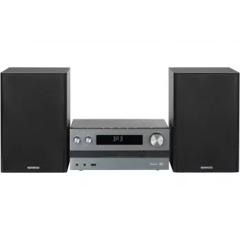 Kenwood M-918DAB-H Σύστημα Ήχου Σπιτιού Μικροσύστημα Ήχου Σπιτιού 10 W Αλουμίνιο, Μαύρο