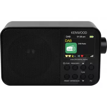 Kenwood CR-M30DAB-B φορητό ψηφιακό ραδιόφωνο μαύρο