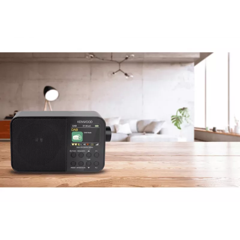 Kenwood CR-M30DAB-B φορητό ψηφιακό ραδιόφωνο μαύρο